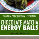 Chocolate Matcha Energy Balls