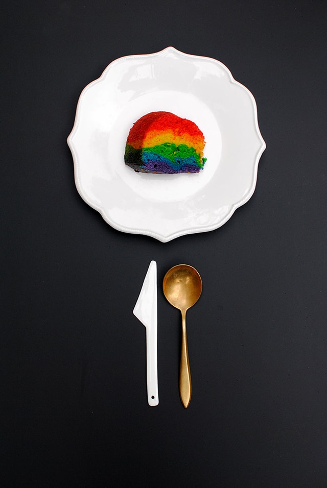 Rainbow Bundt Cake | LetsEatCake.com