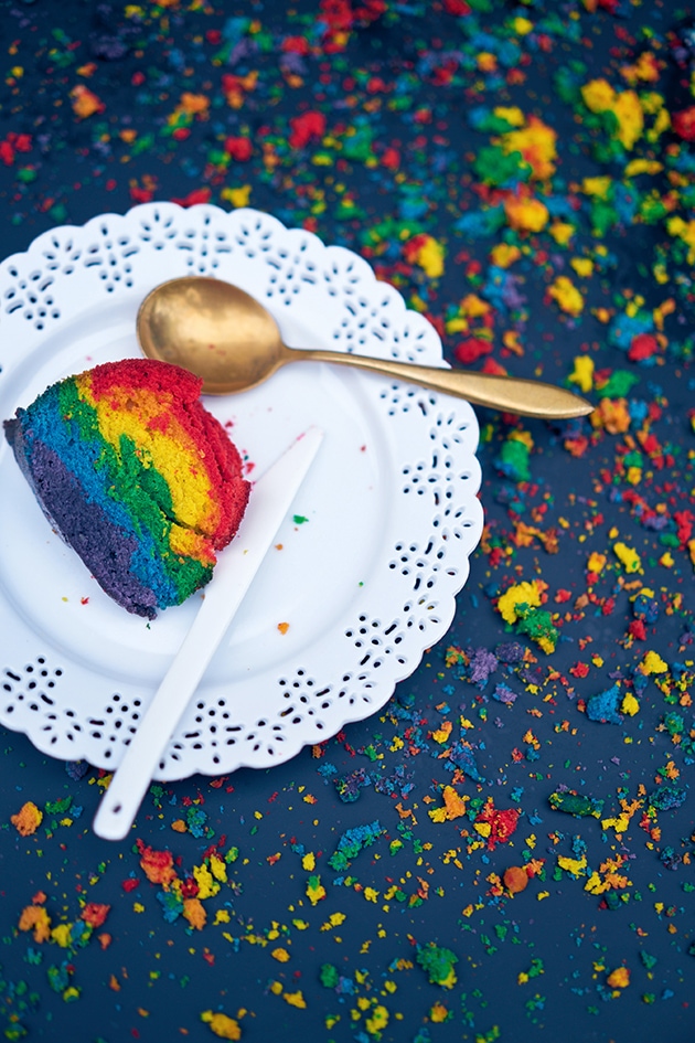 Rainbow Bundt Cake | LetsEatCake.com