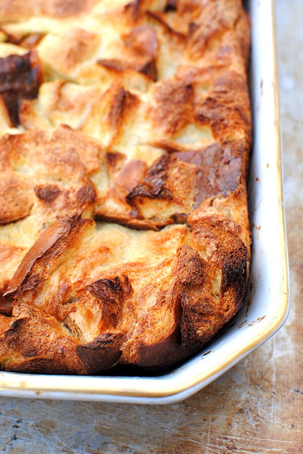 Bread Pudding with Bourbon Caramel Sauce | Let's Eat Cake