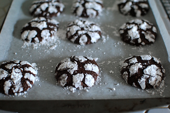 Chocolate Crinkle Cookies