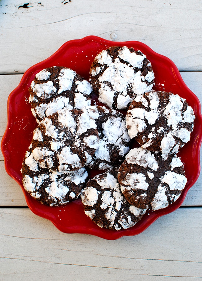 Chocolate Crinkle Cookies