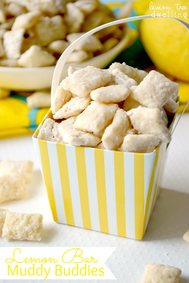 25 Puppy Chow Recipes - lemon bar