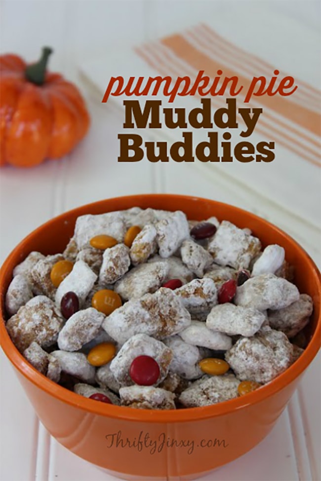 25 Puppy Chow Recipes - pumpkin spice