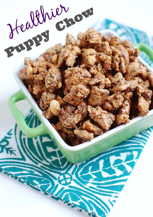 25 Muddy Buddies recipes - healthy