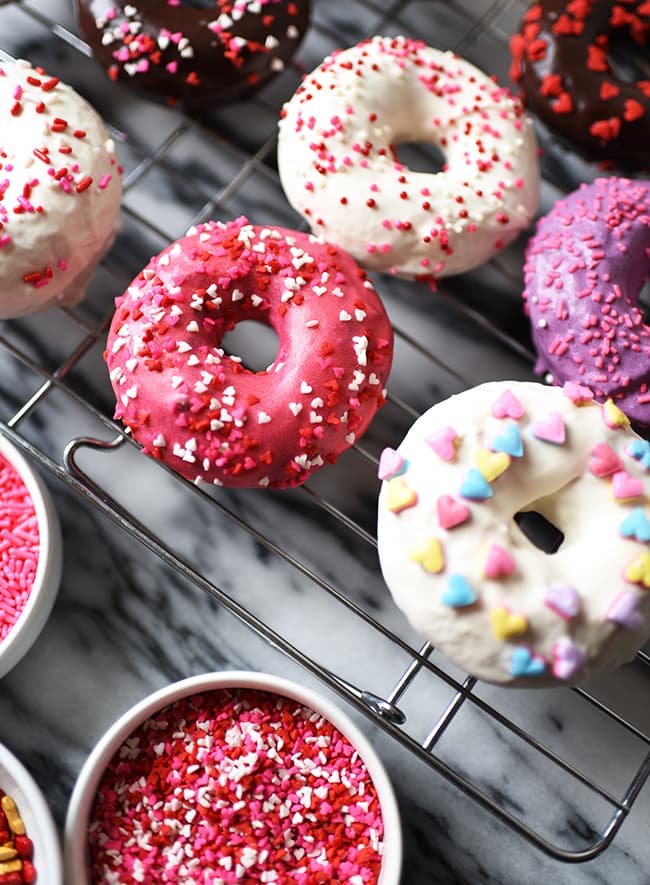 Red Velvet Donuts - Valentine Donuts