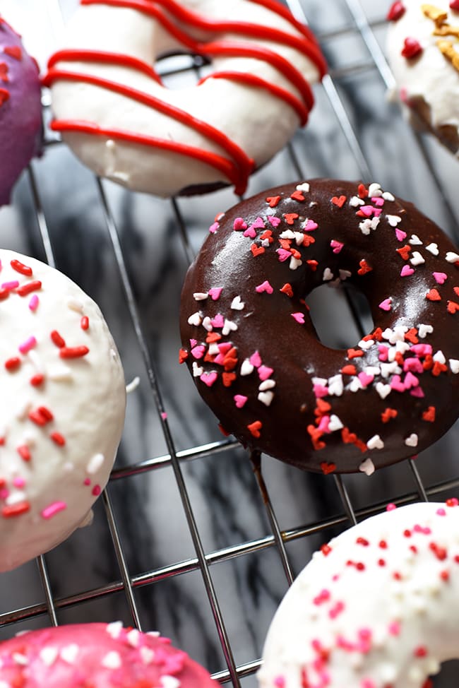 Red Velvet Donuts - Valentine Donuts