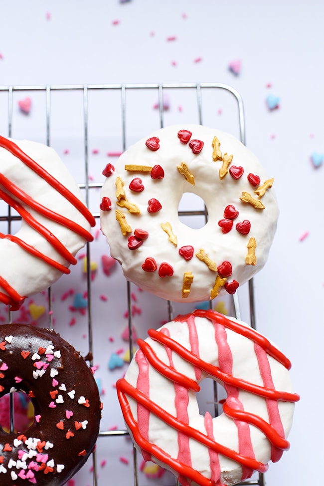 Red Velvet Donuts - Valentine Donuts