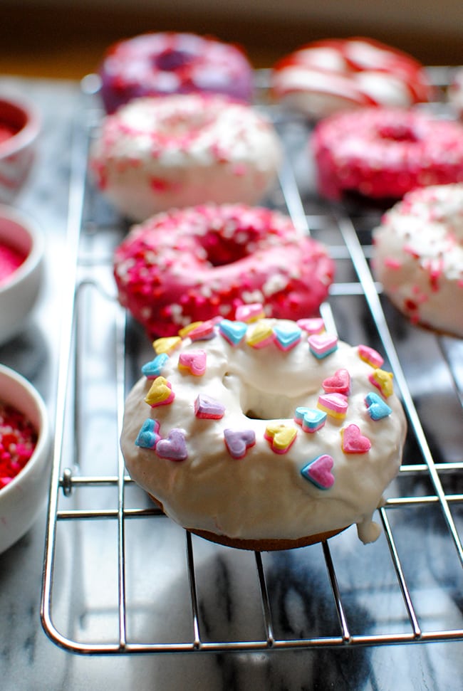 Red Velvet Donuts - Valentine Donuts