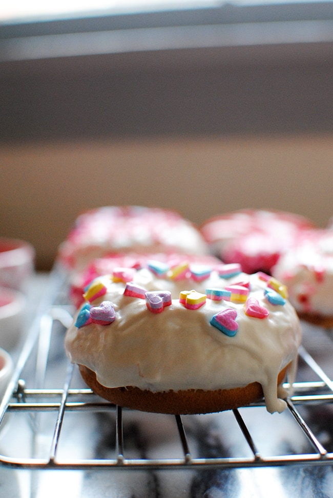 Red Velvet Donuts - Valentine Donuts