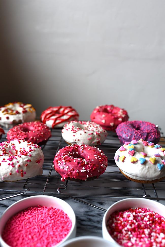 Red Velvet Donuts - Valentine Donuts