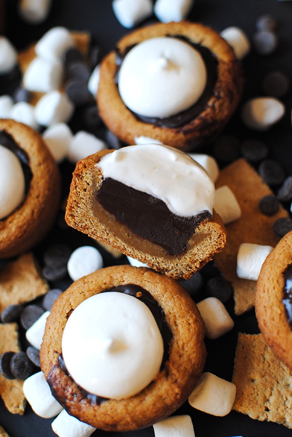 Smores Cookie Cups