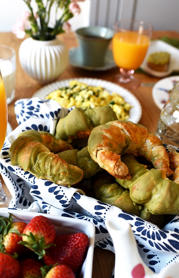 Matcha Croissants