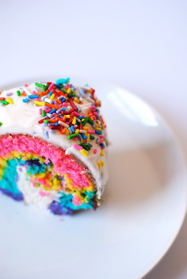 Rainbow Unicorn Cake by Let's Eat Cake