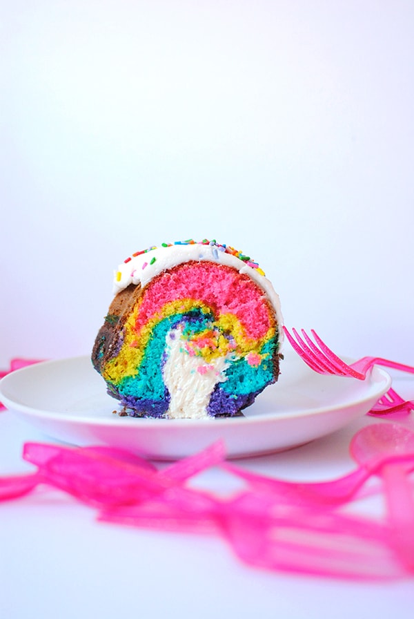 Rainbow Unicorn Cake by Let's Eat Cake