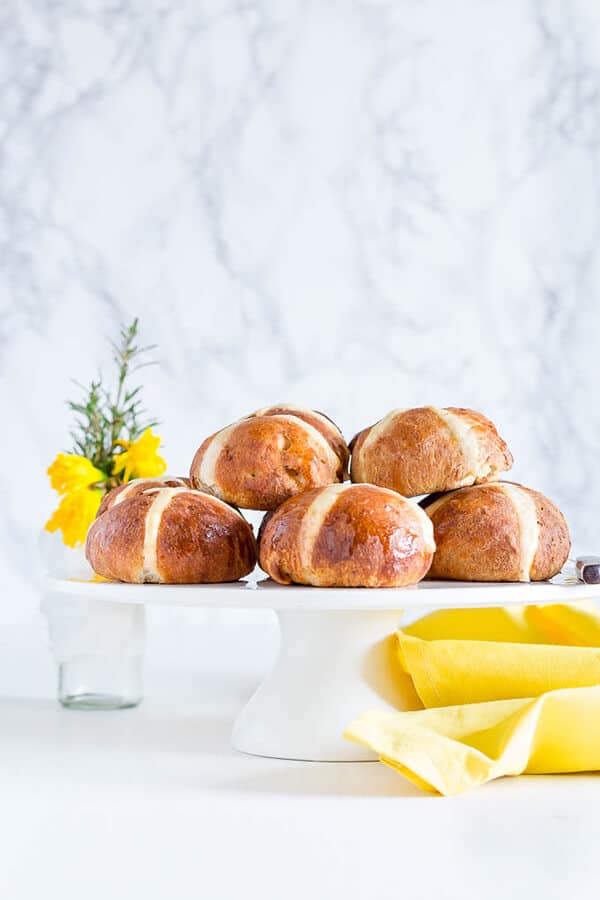 Hot Cross Buns with Mango and Allspice for Easter