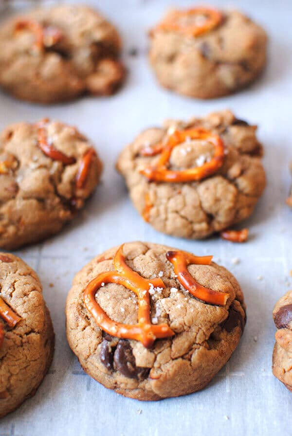 Peanut Butter Pretzel Cookies