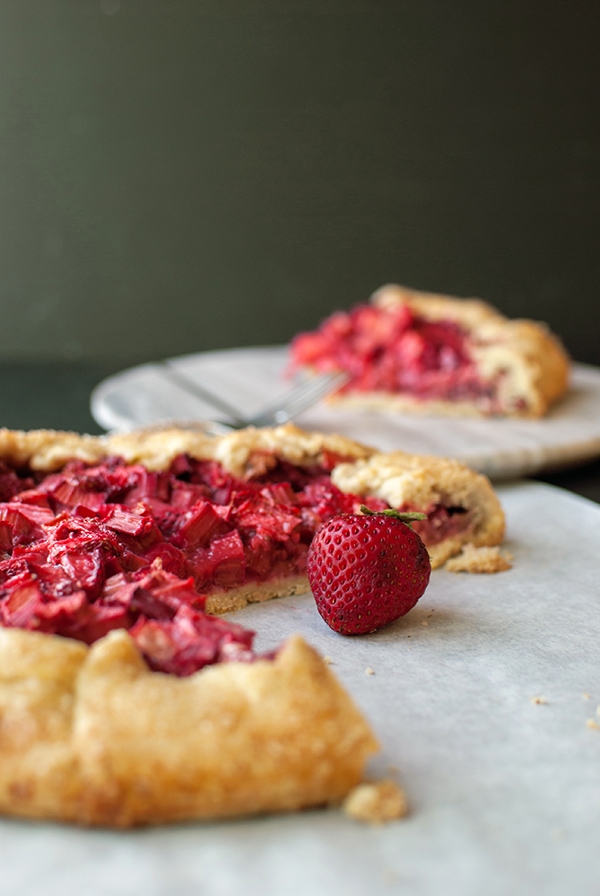 Fruit Galette - Strawberry Rhubarb