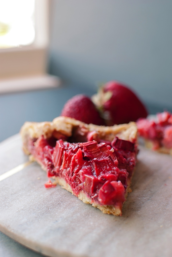 Strawberry Rhubarb Galette Recipe