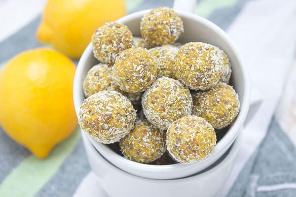 Lemon Turmeric Energy Bites