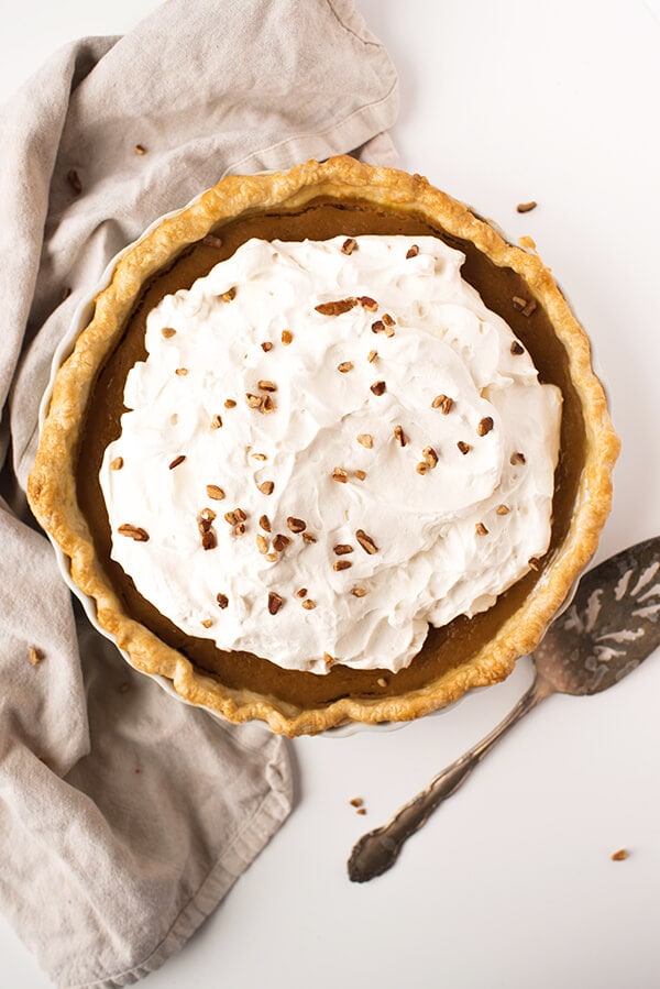 Pumpkin Pie with Pecans