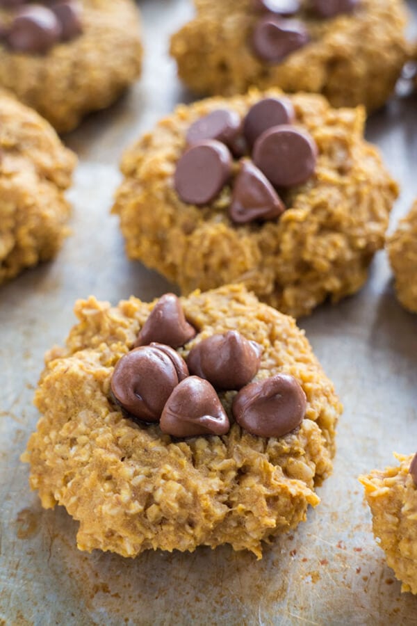 Healthy Desserts: Pumpkin Oatmeal Cookies