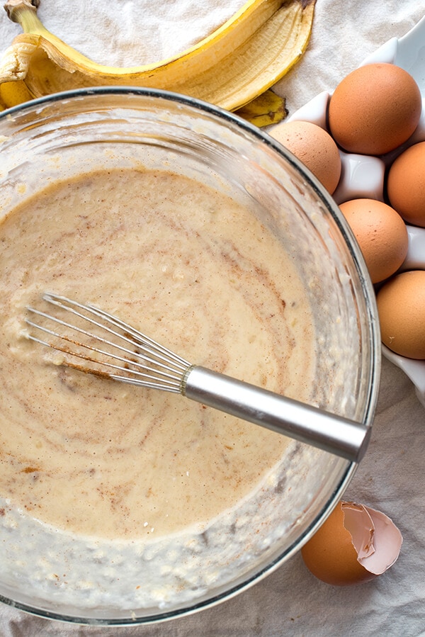 Healthy Banana Bread batter