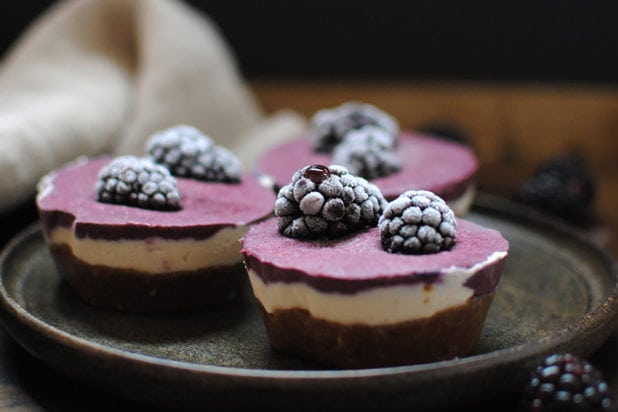 Raw Blackberry Cheesecake Recipe | Let's Eat Cake