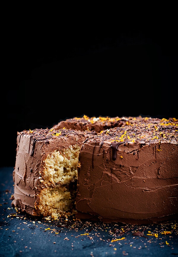 Chocolate Orange Coconut Cake