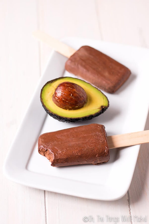 Chocolate Avocado Popsicles