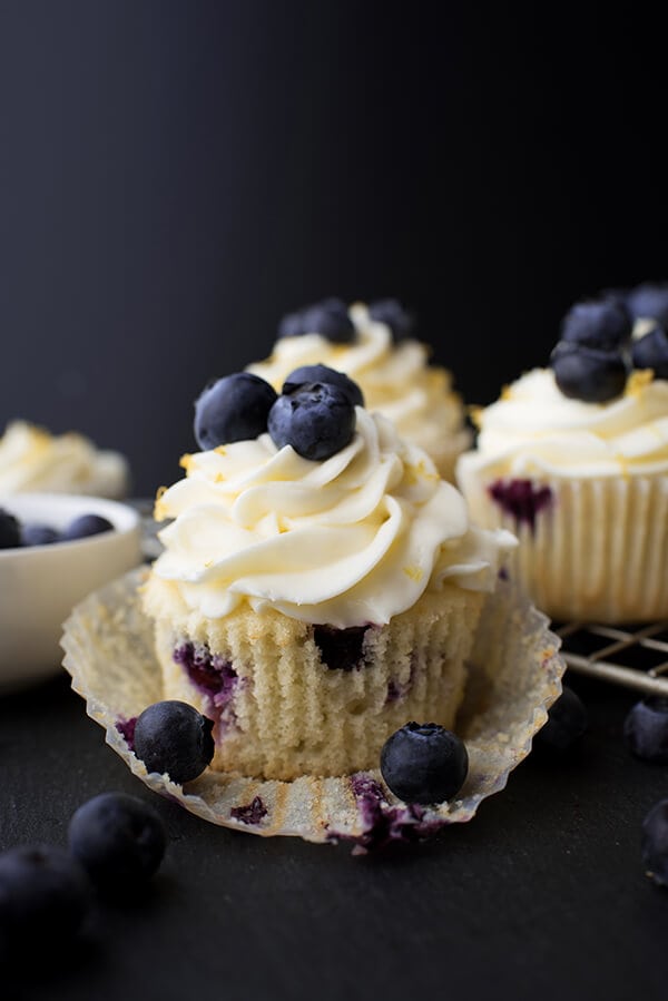 Lemon Blueberry Cupcakes