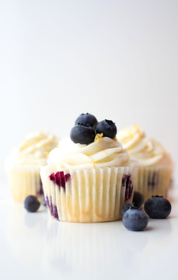 Lemon Blueberry Cupcakes