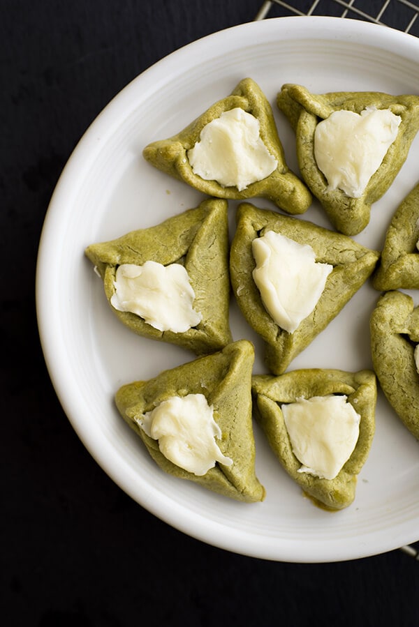 Matcha Hamantaschen Cookie Recipe