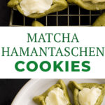 Matcha Hamantaschen Cookies
