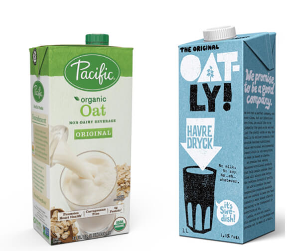 Oat Milk - Oatly and Pacific