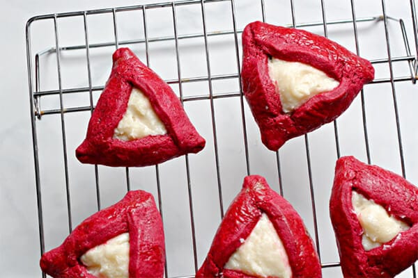 Red Velvet Hamantaschen by What Jew Wanna Eat