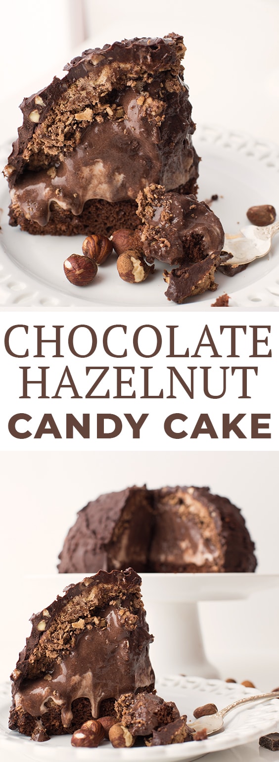 Chocolate Hazelnut Candy Cake Recipe