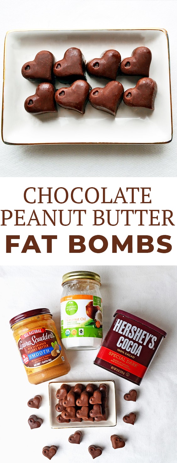 Peanut Butter Chocolate Keto Fat Bombs