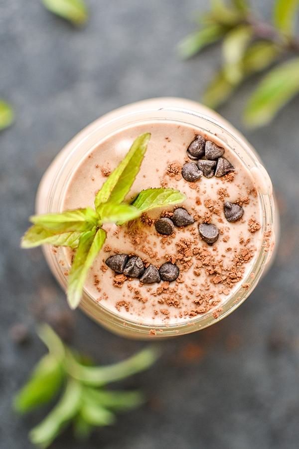 21 Smoothie Recipes - Mint Chocolate