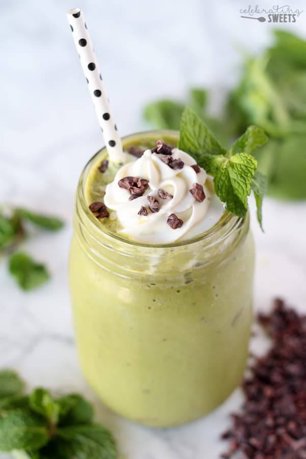 21 Smoothie Recipes - Mint Chocolate Chip