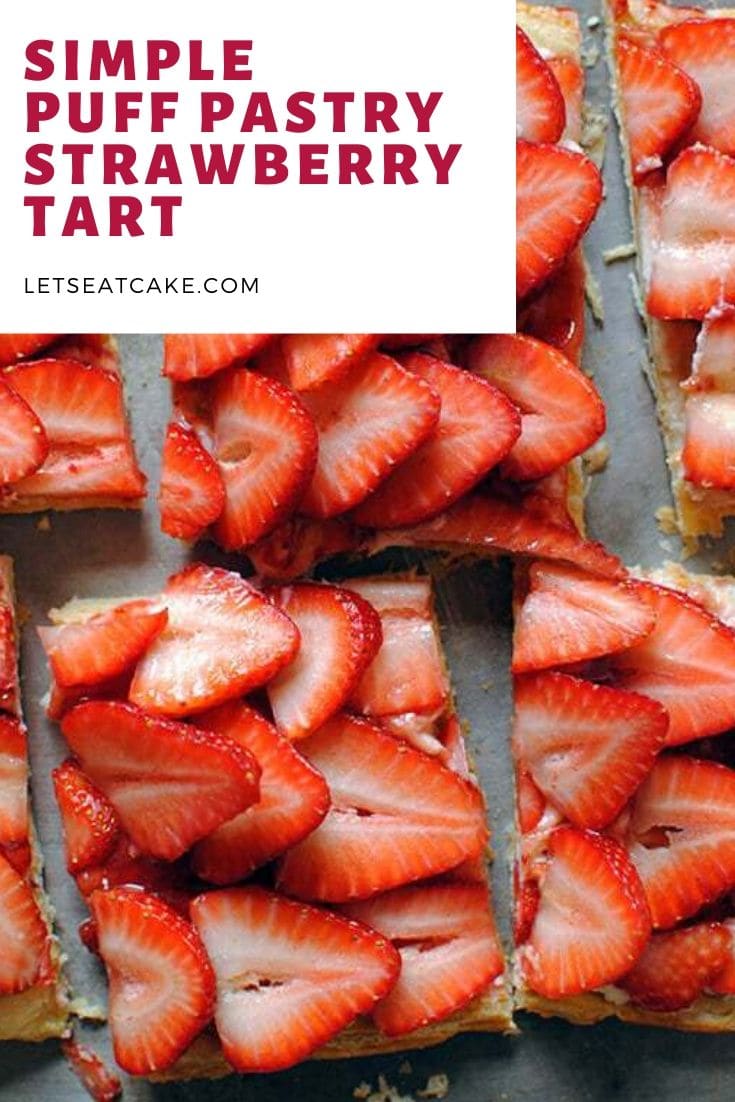 Puff Pastry Strawberry Tart