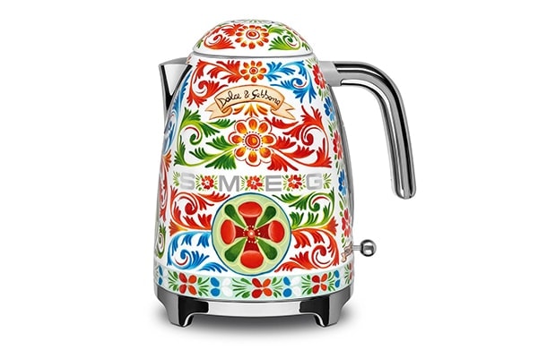 Smeg Tea Kettle from Sicily Is My Love collaboration with Dolce & Gabbana