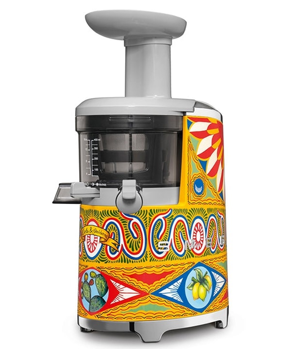 Smeg Slow Juicer from Sicily Is My Love collaboration with Dolce & Gabbana