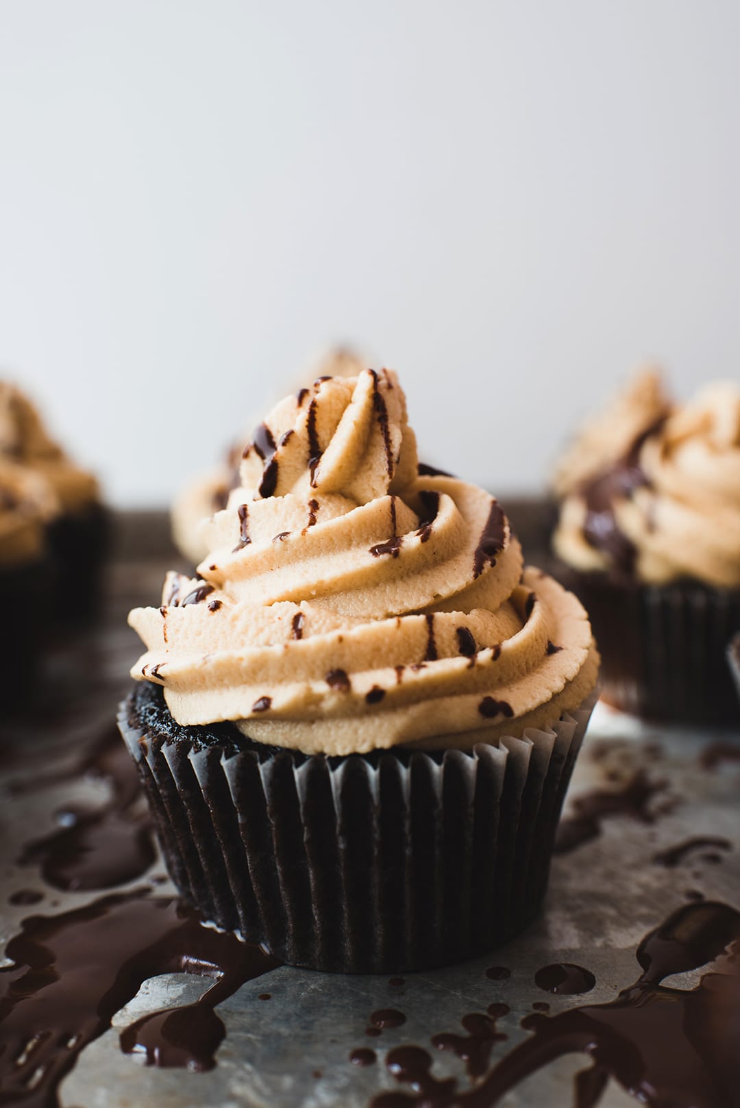 Chocolate Peanut Butter Cupcakes