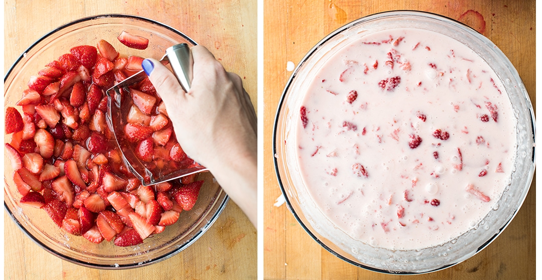 how to make strawberry ice cream