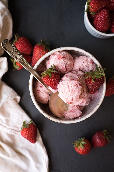 Homemade Strawberry Ice Cream Recipe
