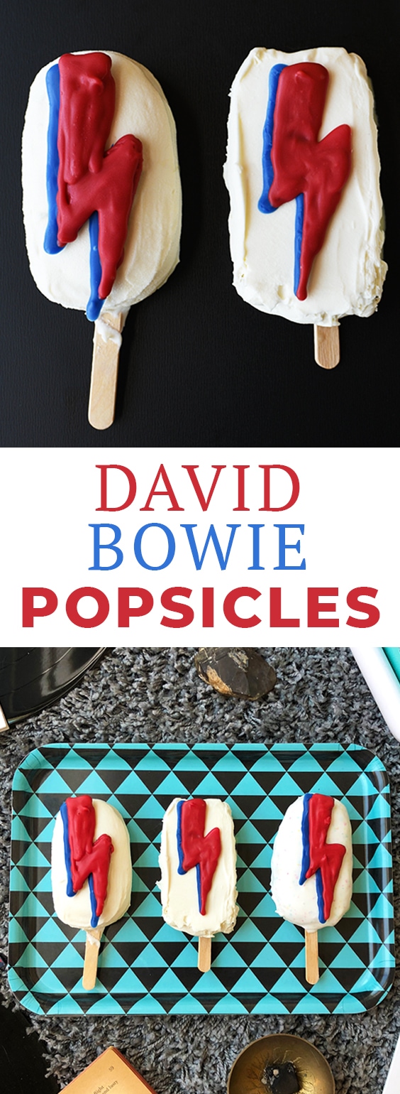 Hot Ice Cream - David Bowie Inspired Ghost Pepper Ice Cream Popsicles
