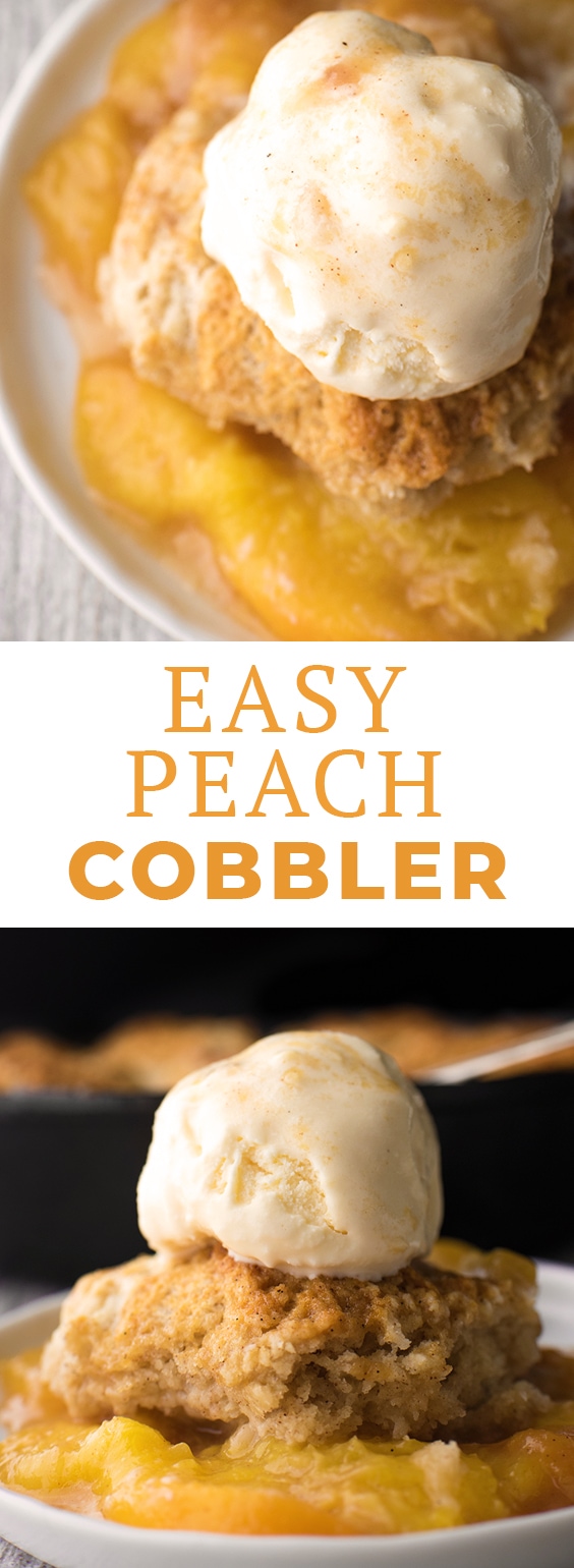 Easy Peach Cobbler Recipe