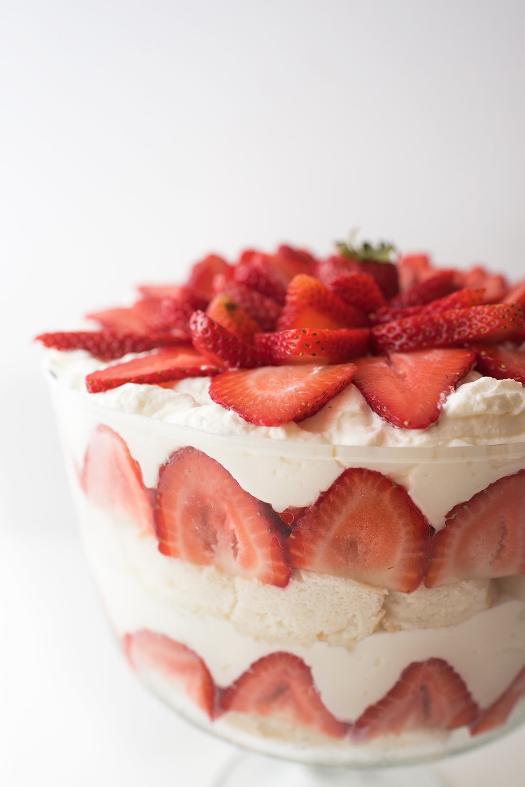 Strawberry Trifle close up