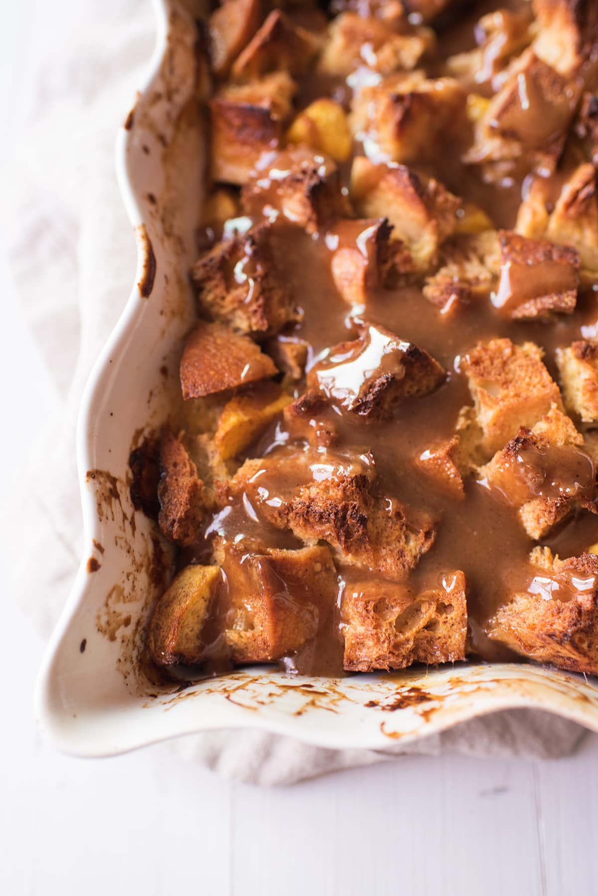 Peach Bread Pudding